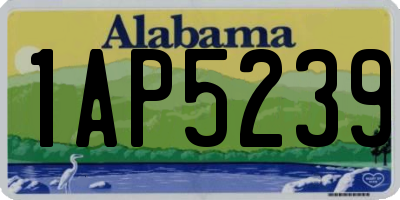 AL license plate 1AP5239