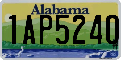 AL license plate 1AP5240