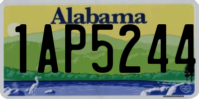 AL license plate 1AP5244