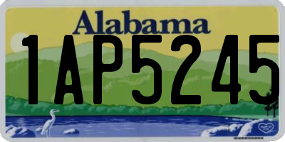AL license plate 1AP5245