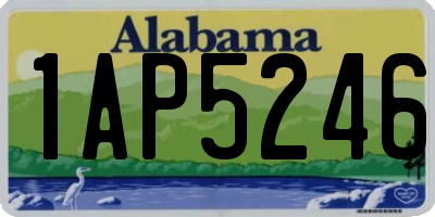 AL license plate 1AP5246