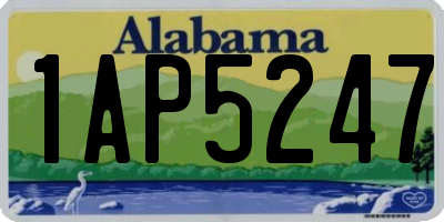AL license plate 1AP5247