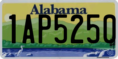 AL license plate 1AP5250