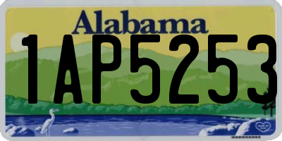 AL license plate 1AP5253