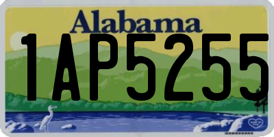 AL license plate 1AP5255