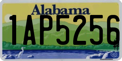 AL license plate 1AP5256