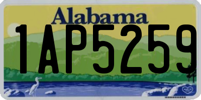 AL license plate 1AP5259