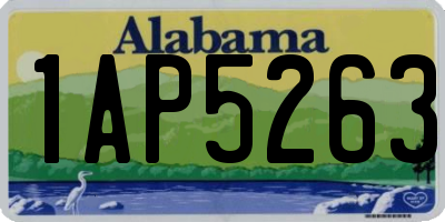 AL license plate 1AP5263