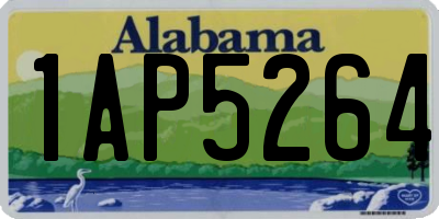 AL license plate 1AP5264