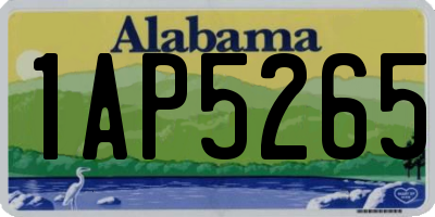 AL license plate 1AP5265
