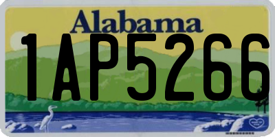 AL license plate 1AP5266