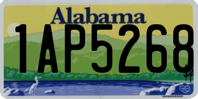 AL license plate 1AP5268