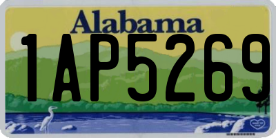 AL license plate 1AP5269