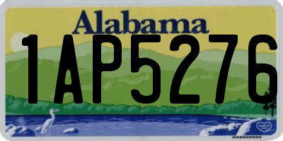 AL license plate 1AP5276