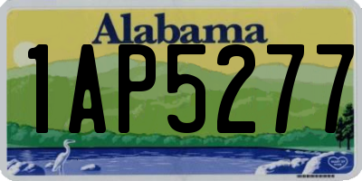 AL license plate 1AP5277