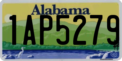 AL license plate 1AP5279