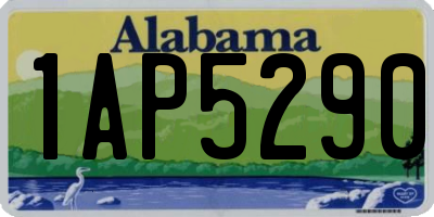 AL license plate 1AP5290