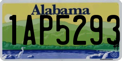 AL license plate 1AP5293