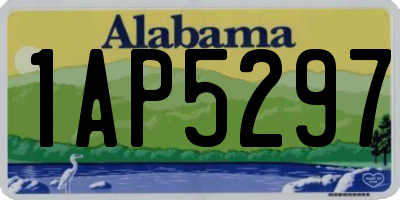 AL license plate 1AP5297