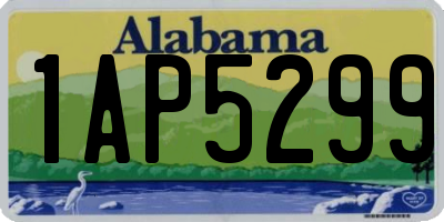 AL license plate 1AP5299