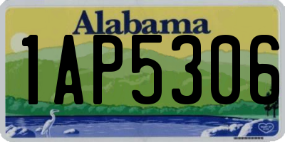 AL license plate 1AP5306
