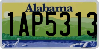 AL license plate 1AP5313