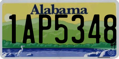 AL license plate 1AP5348