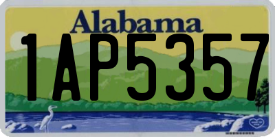 AL license plate 1AP5357