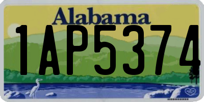 AL license plate 1AP5374