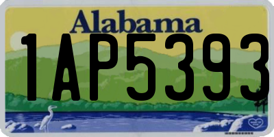 AL license plate 1AP5393
