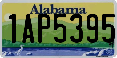 AL license plate 1AP5395