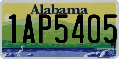 AL license plate 1AP5405