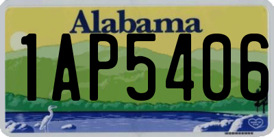 AL license plate 1AP5406