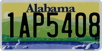 AL license plate 1AP5408