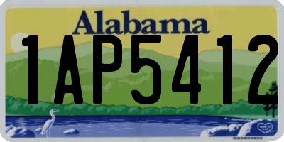 AL license plate 1AP5412