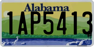 AL license plate 1AP5413