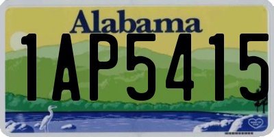 AL license plate 1AP5415