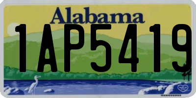 AL license plate 1AP5419