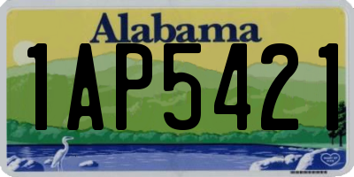 AL license plate 1AP5421