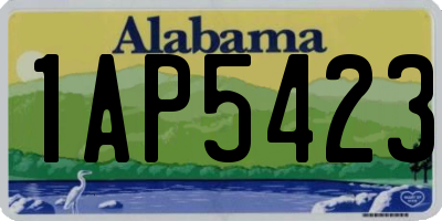 AL license plate 1AP5423