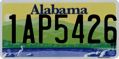AL license plate 1AP5426