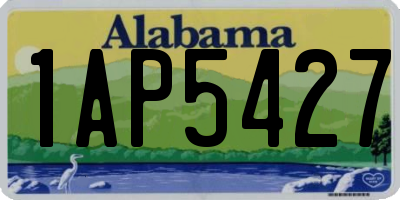AL license plate 1AP5427