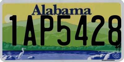 AL license plate 1AP5428