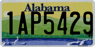 AL license plate 1AP5429