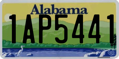 AL license plate 1AP5441
