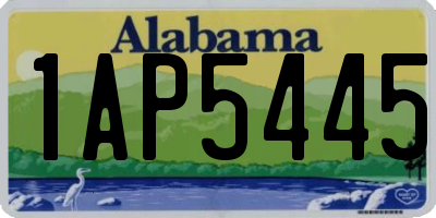 AL license plate 1AP5445