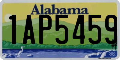 AL license plate 1AP5459