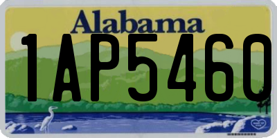 AL license plate 1AP5460
