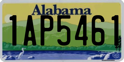 AL license plate 1AP5461