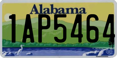 AL license plate 1AP5464